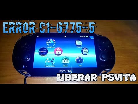 PSVita "solución" error c1-6775-5 tutorial + liberar psvita para todas las versiones