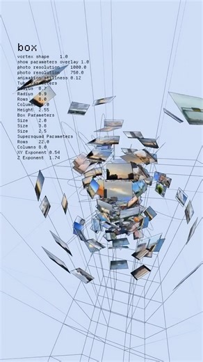 TouchDesigner on Instagram: "repost @the.poet.engineer arranging memories like a dream ✨🌱 i made a custom touchdesigner component where you can drop in a folder of your own photos and they’ll come to life - floating and shifting in space like the fragmentary moments that life is. project file and tutorial: https://www.patreon.com/posts/touchdesigner-124336804 #touchdesigner #touchdesignerlearning #touchdesignercommunity #newmediaart #creativecoding #digitalart #mixedreality #patreoncreator #int