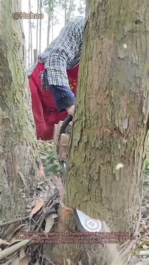 How to Cut Down a Tree Safely | Traditional Woodcutting Skills & DIY Tips