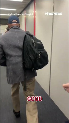 Eric Adams confronts UNRULY heckler while boarding flight: 'Gonna see the Brooklyn in me' #foxnews