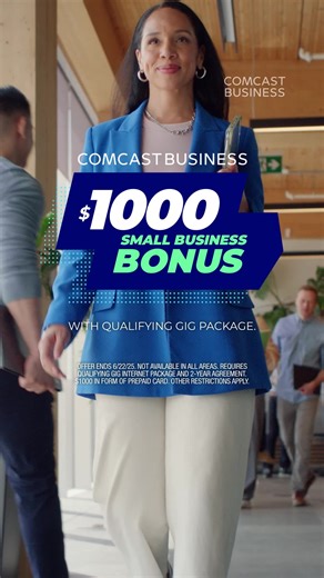$1000 prepaid card. 1000 possibilities. Switch to Comcast Business today. | Comcast Business | Facebook