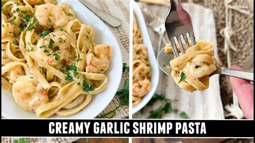 Creamy Garlic Shrimp Pasta: Insanely Good Recipe