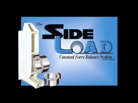SideLoad™ Constant Force Balance System for Wood & Vinyl Sash Windows