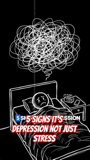 5 Signs It's Depression Not Just Sadness. #mentalhealth