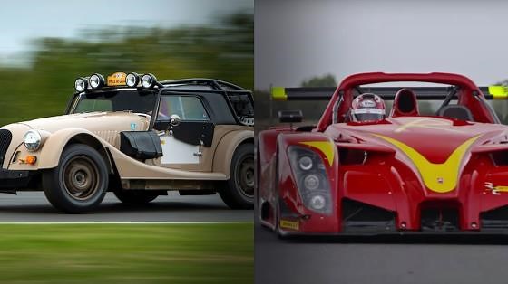 Morgan Plus Four CX-T contra Radical RXC Spyder