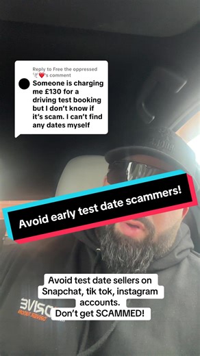 How to Avoid Early Driving Test Date Scams