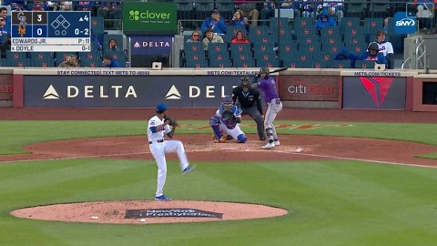 Carl Edwards Jr.'s first strikeout for the Mets