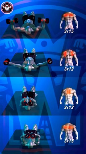 Best Dumbbell Chest Workout at Home | 4 Exercises for Muscle Growth