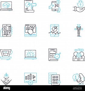 Digital articles linear icons set. Hyperlink, Social media, Blog, E-book, Newsletter, Content, Infographic line vector and concept signs. Podcast,Ad Stock Vector Image & Art - Alamy