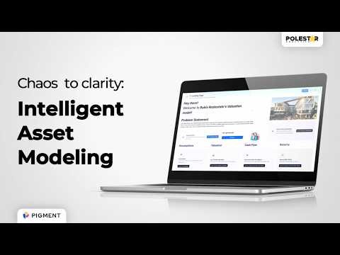 Asset Modeling Software on Pigment | AI-Driven Asset Planning & Forecasting