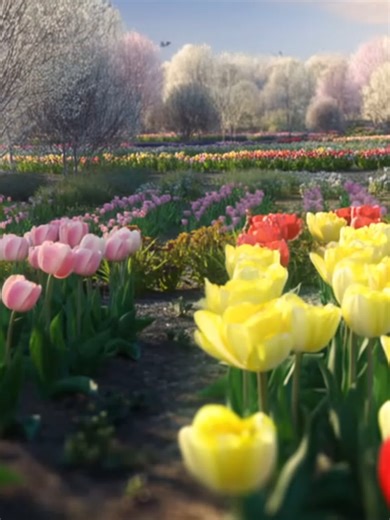 Bunga tulip sebenarnya berasal dari wilayah Asia Tengah (terutama Kazakhstan) dan pegunungan Hindu Kush hingga Pamir, bukan dari Belanda. Bunga ini pertama kali dibudidayakan oleh bangsa Turki di bawah Kekaisaran Ottoman pada abad ke-10 hingga ke-16, menjadikannya simbol kekayaan dan kekuasaan. Tulip dibawa ke Eropa (Belanda) pada abad ke-16 oleh pedagang. #sabar #proses #alam #fyp #indah #tulip #viral #bahagia #tenang