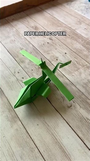 Helicopter origami tutorial | step by step easy paper helicopter