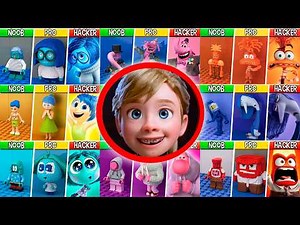 LEGO EVERY Emotions & Characters in Inside Out 2 (FULL COLLECTION №4) : Noob, Pro, HACKER! /(Inside)
