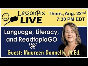 Language, Literacy and ReadTopiaGo™ on LessonPix Live