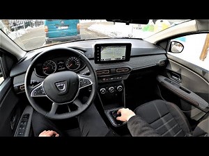 2021 Dacia Sandero Stepway 1.0 90HP - POV Test Drive & Fuel consumption check