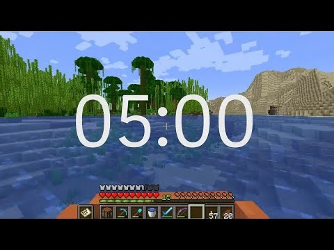 5 Minute Timer with Relaxing Music: Minecraft Theme