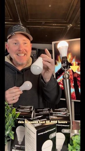 4 Pack Rechargeable Emergency Light Bulbs A19, Camping Lamp Battery Powered LED Light Bulb 6000K