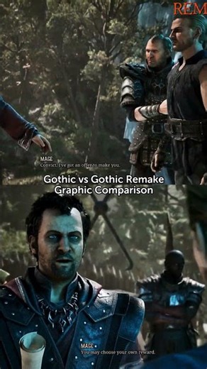 GOTHIC REMAKE GRAPHIC COMPARISON