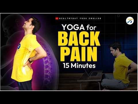 15 Min Yoga for Lower Back Pain | Quick Relief #backpain #backpainrelief