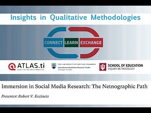 IQRT Webinar Series: Immersion in Social Media Research - The Netnographic Path