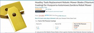 Robot Mower Blades Review