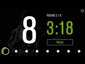 Tabata Timer - 8 rounds of 20 seconds with 10 second rests