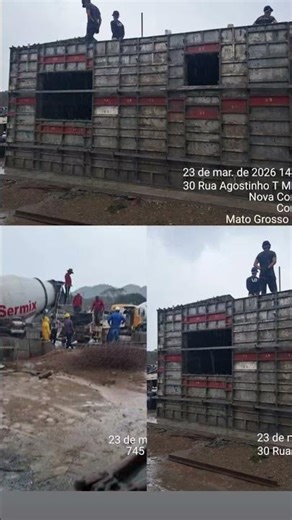 Light rain, put on a raincoat #metalformworksystem #reinforcedconcrete #ready-mixconcrete