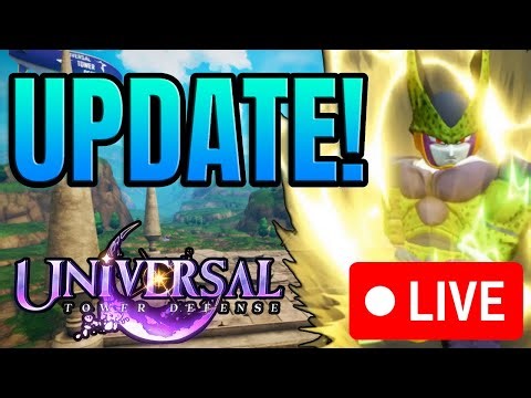 🔴 LIVE: NEW DRAGON BALL UPDATE! | Roblox Universal Tower Defense PLAYING WITH VIEWERS!