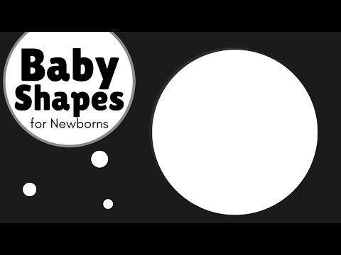 Newborn Shapes Sensory Video | Black & White Calm Focus (0–3 Months)