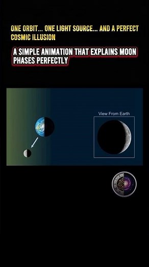 Animation That Explains Moon Phases Perfectly
