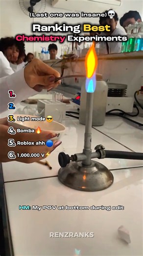 Ranking Best Chemistry Experiments 😭🗿 #usa