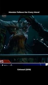 She Controls a Monster From Across the World! 🤯 | Colossal (2016) Explained #shorts