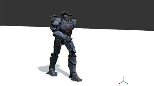 Gipsy Danger Walking Test - 3D Animation Showcase