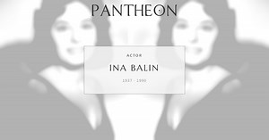 Ina Balin Biography | Pantheon