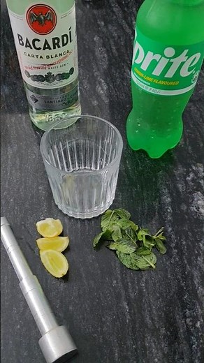 Bacardi Mojito Recipe 🍸| White Rum Cocktail Recipes #cocktail #bacardi #mojito #cocktailrecipe