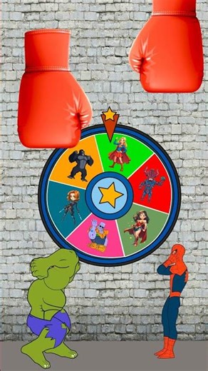 BAD Day! Hulk vs Spiderman Playing Wheel Spinner