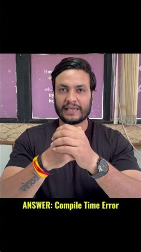 Java Interview Question 🔥 Will This Code Run or Fail? 90% are Wrong (Compile Time Error Explained)