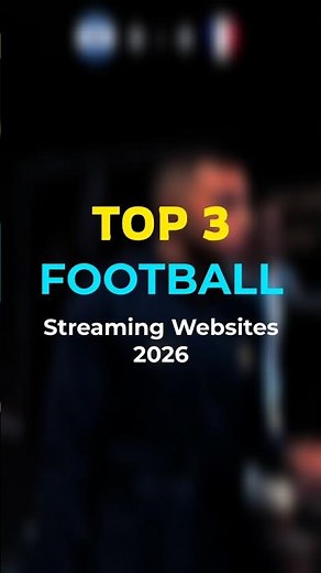 Top 3 Football Streaming Websites #football #ronaldo #messi #fifaworldcup #fyp #shorts
