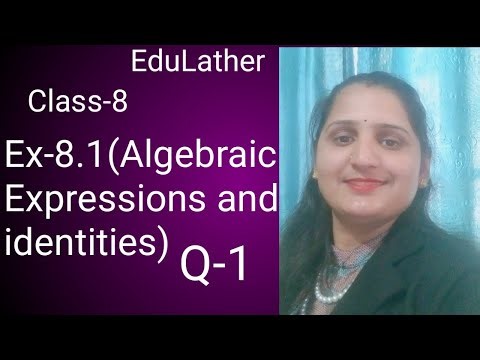 📘 Class 8 Maths | Algebraic Expressions and Identities | Exercise 8.1 Q-1 | Activity Method 🍅🧄