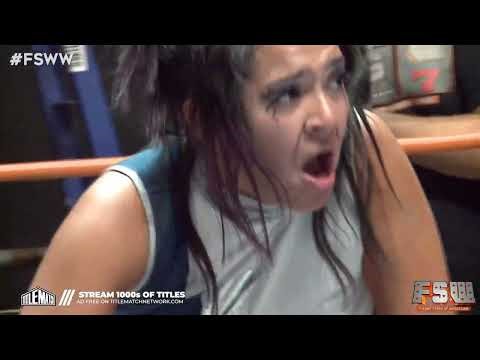 Sandra Moone vs Mazzerati - Future Legends of Women's Wrestling - Doors, Ladders & Chairs Match!