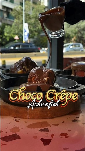 Choco Crepe #desserts #lebanese #cuisine #food #middleeasternsweets #foodie