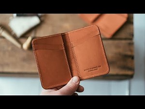 Making a Vertical Wallet - Best Selling Leather Wallet