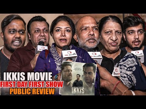 Ikkis Movie Public Review | First Day First Show | Dharmendra, Agastya Nanda, Jaideep Ahlawat