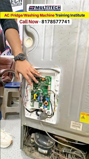 Double Door Fridge Repairing Course | pcb Wiring Dismantling | Fridge Pcb Repairing #shorts #fridge