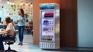 YITAHOME 6.9 CU.FT. Commercial Beverage Display Refrigerator with One Glass Door, ETL & DOE Certificated Drink Beer Merchandiser Fridge Cooler for Office Garage Bar Gym with Customize Lightbox Locking