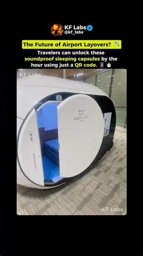 Inside an $8/Hour Airport Micro-Hotel! ✈️💤