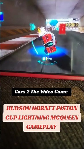 Hudson Hornet Piston Cup Lightning McQueen Gameplay On Cars 2 The Video Game