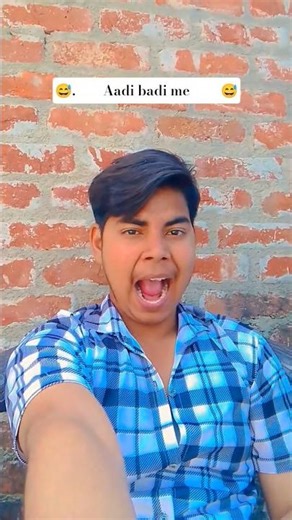 Aadi Badi mein 😂 | Funny comedy video 🤣 | #shorts #youtubeshorts #comedy