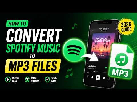 How to Convert Spotify Music to MP3 Files 2026
