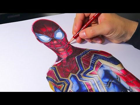 How to draw Spiderman "IRON-SPIDER" from Spiderman No Way Home | ArteMaster∞Drawvengers